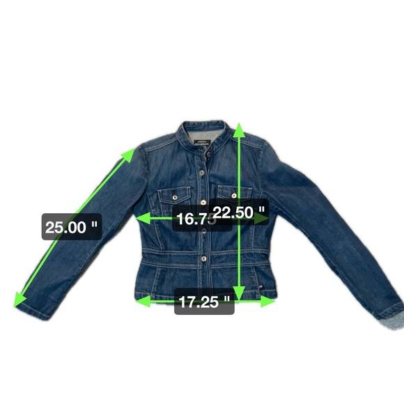 Ralph Lauren Polo Jeans Co. Denim Jacket Ladies Size Medium Style Julia - Picture 8 of 8